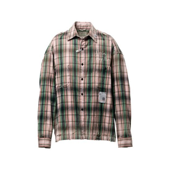 MAISON MIHARA YASUHIRO Men Shirts J16SH181 PINK PINK GREEN