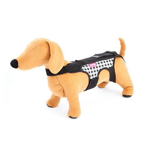 コムペット ホロノアサポーター チェック Mサイズ 介護サポート 犬用 老犬用 シニア犬