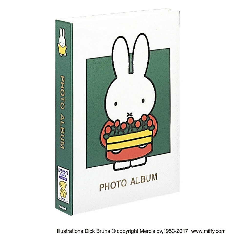 （まとめ買い）ポケットアルバム L判 3段 300枚 ミッフィー グリーン 1PL-158-G [x3]