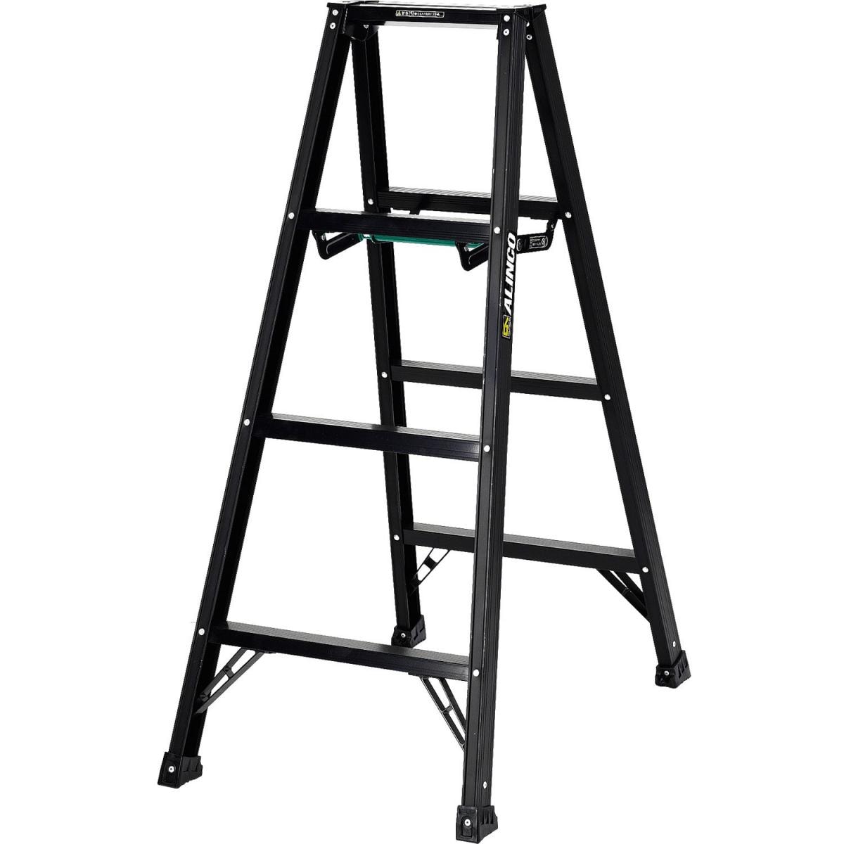 【I】【個人宅配可】 アルインコ アルミ製 120cm シエロブラック BS120FX ブラックシエロ 軽量脚立 専用脚立 【沖縄・離島不可】【日時指定不可】