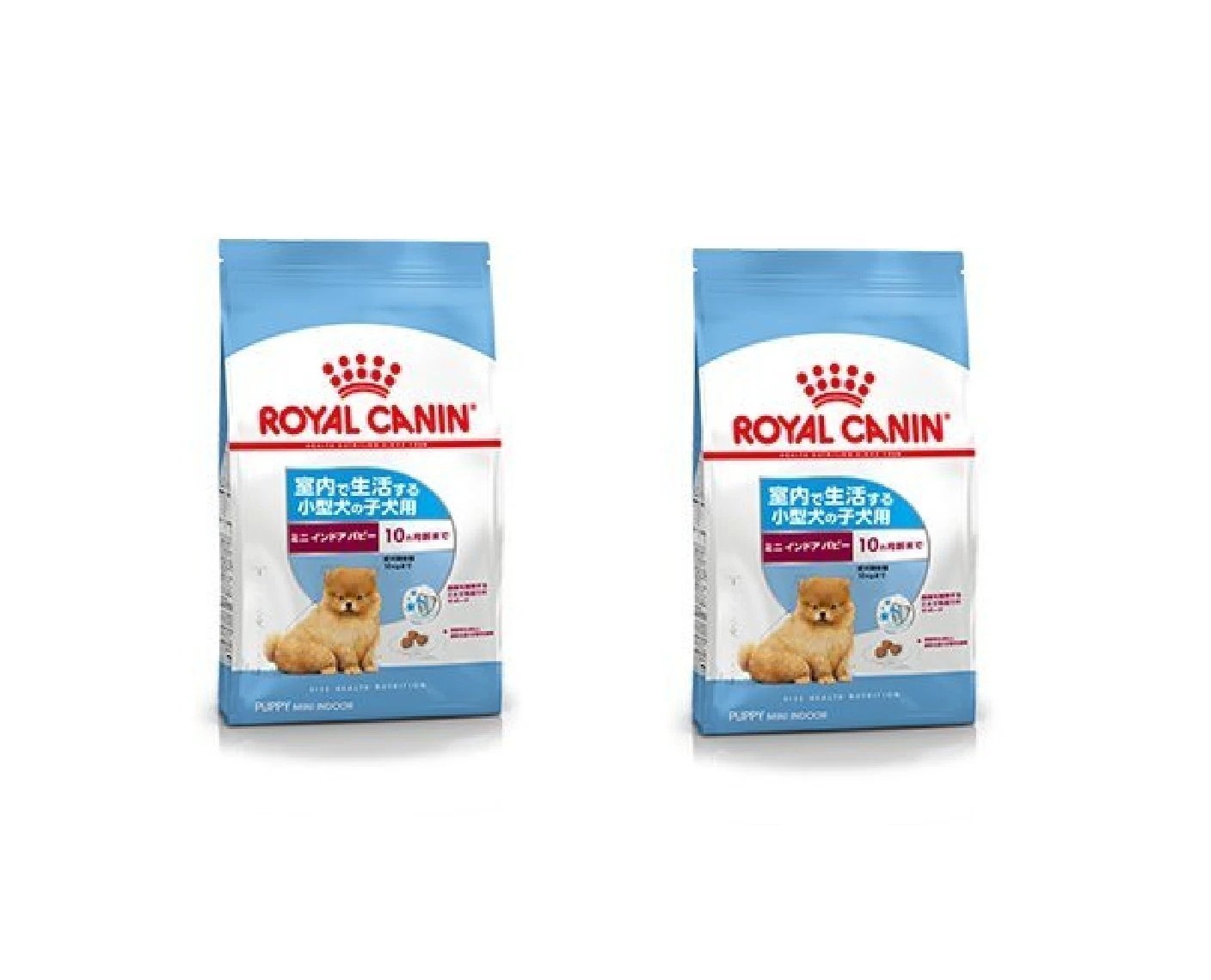 SHNミニ インドア パピー(室内で生活する小型犬専用フード　子犬) 800g×2個セット