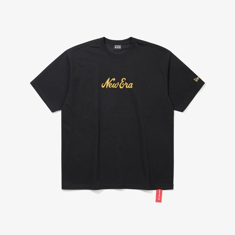 MLBキャップ ヴィンテージポスター Tシャツ マルチブラック 15147554