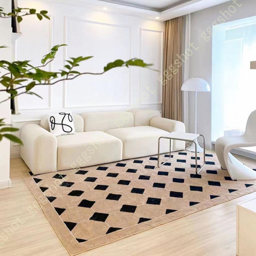 フロアカーペット 洗える 滑り止め ラグ ラグマット おしゃれ ベルギー 1.5畳 西海岸 北欧 オールシーズン じゅうたん 絨毯 洗濯機 春夏秋冬用 一年中使える
