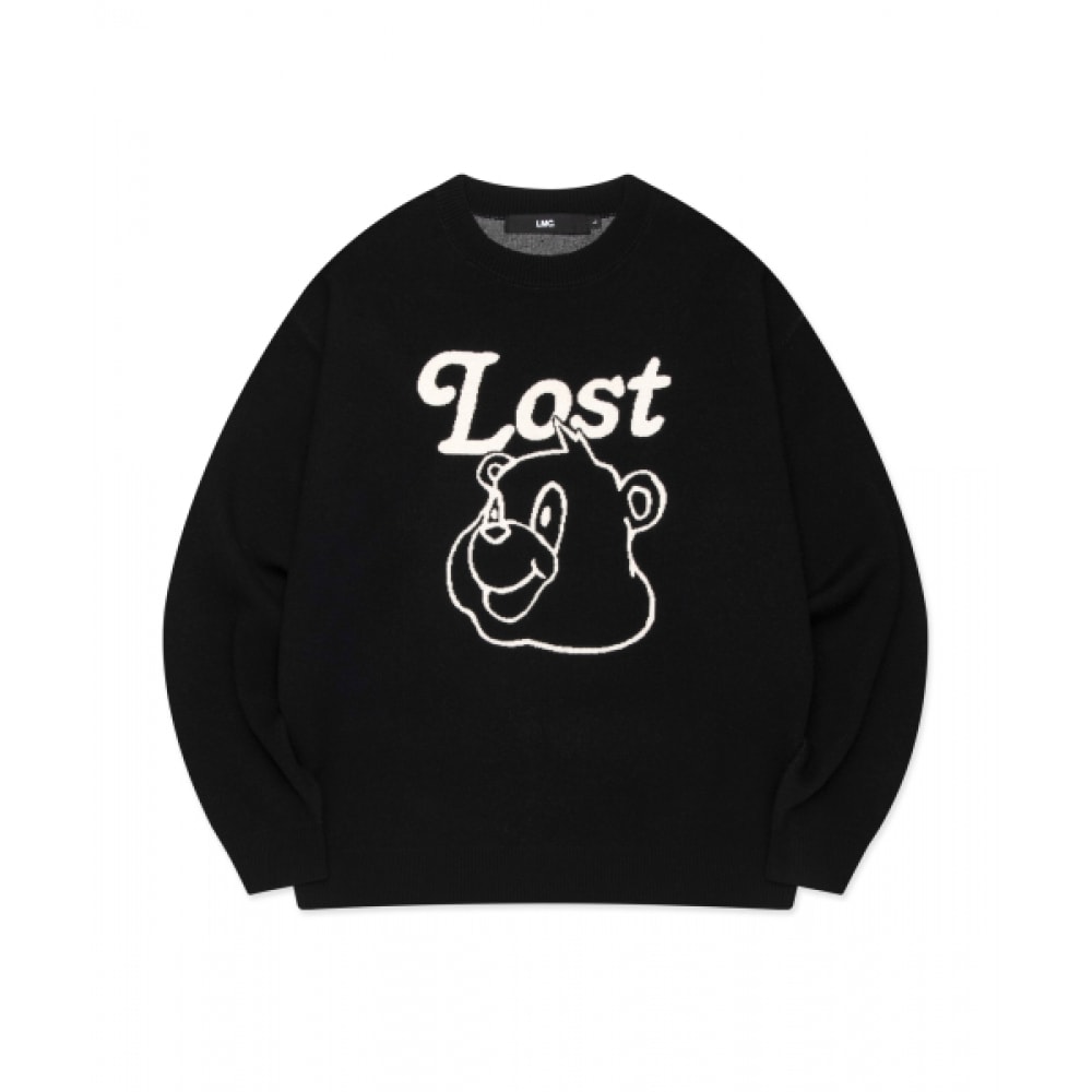 LMC ベアフェイスニットセーターブラック