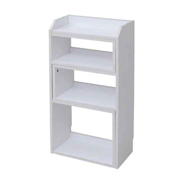 JKプラン カウンター下収納 薄型 スライドラック 幅40.0～72.0 奥行22.0 高さ80 リビング 引き出し YHK-0206-WH ホワイト 8,347円