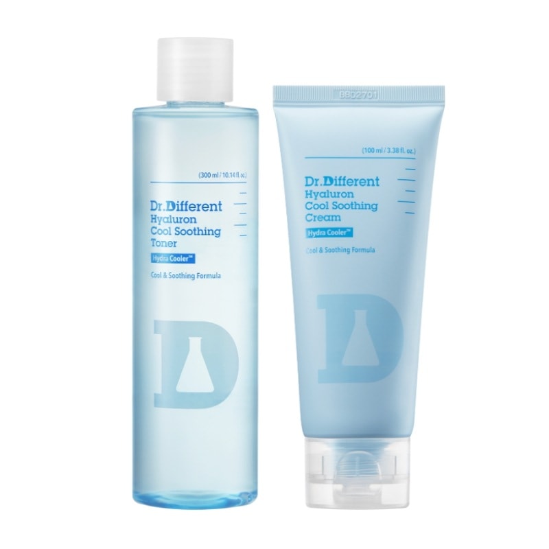 [水分不足脂性肌企画] ヒアルロンクールスージングトナー300ml+クリーム セット100ml