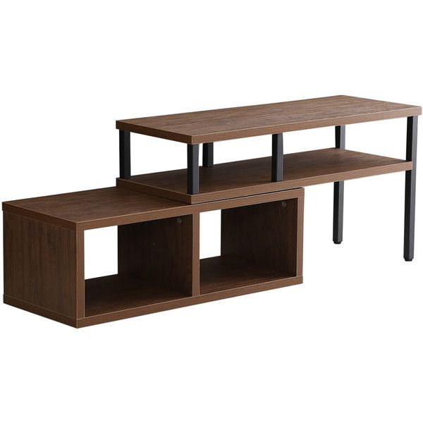 ホームテイスト VA-75EX ウォールナット ヴィンテージ伸縮テレビ台 【BALKA-バルカ-】 メーカー直送 5,673円