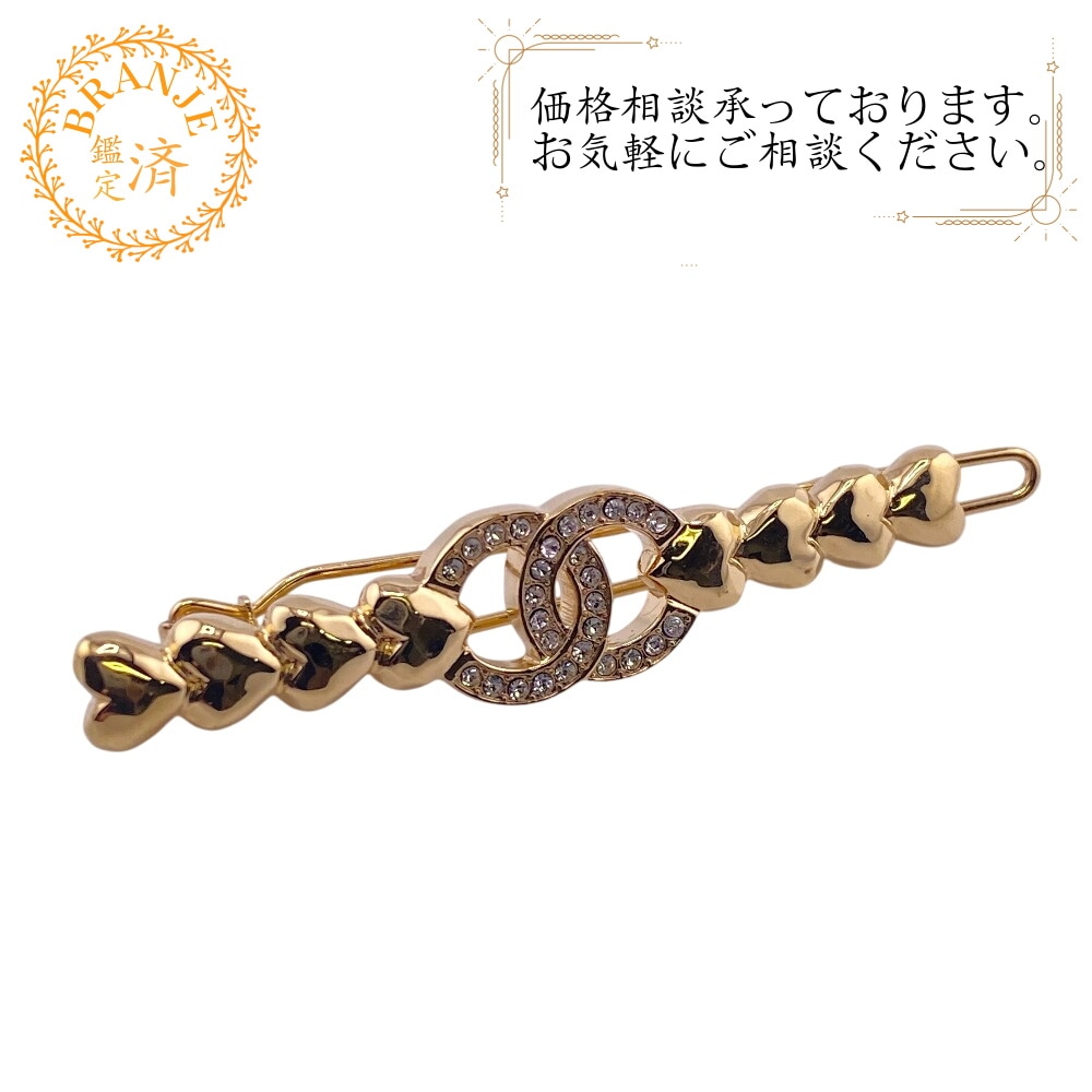 ココマーク ハート GP バレッタ ゴールド ブランド