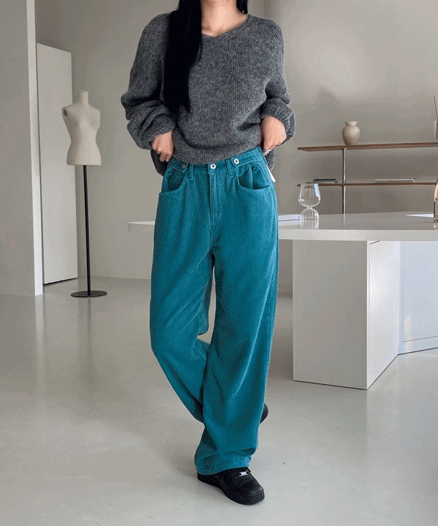 ポップ コーデュロイ ビジョパンツ