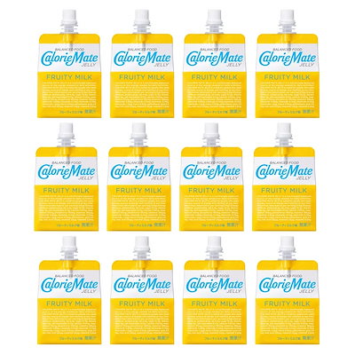 他サイト： カロリーメイト 大塚製薬 カロリーメイト ゼリー フルーティ ミルク味 215g ×12袋の商品画像