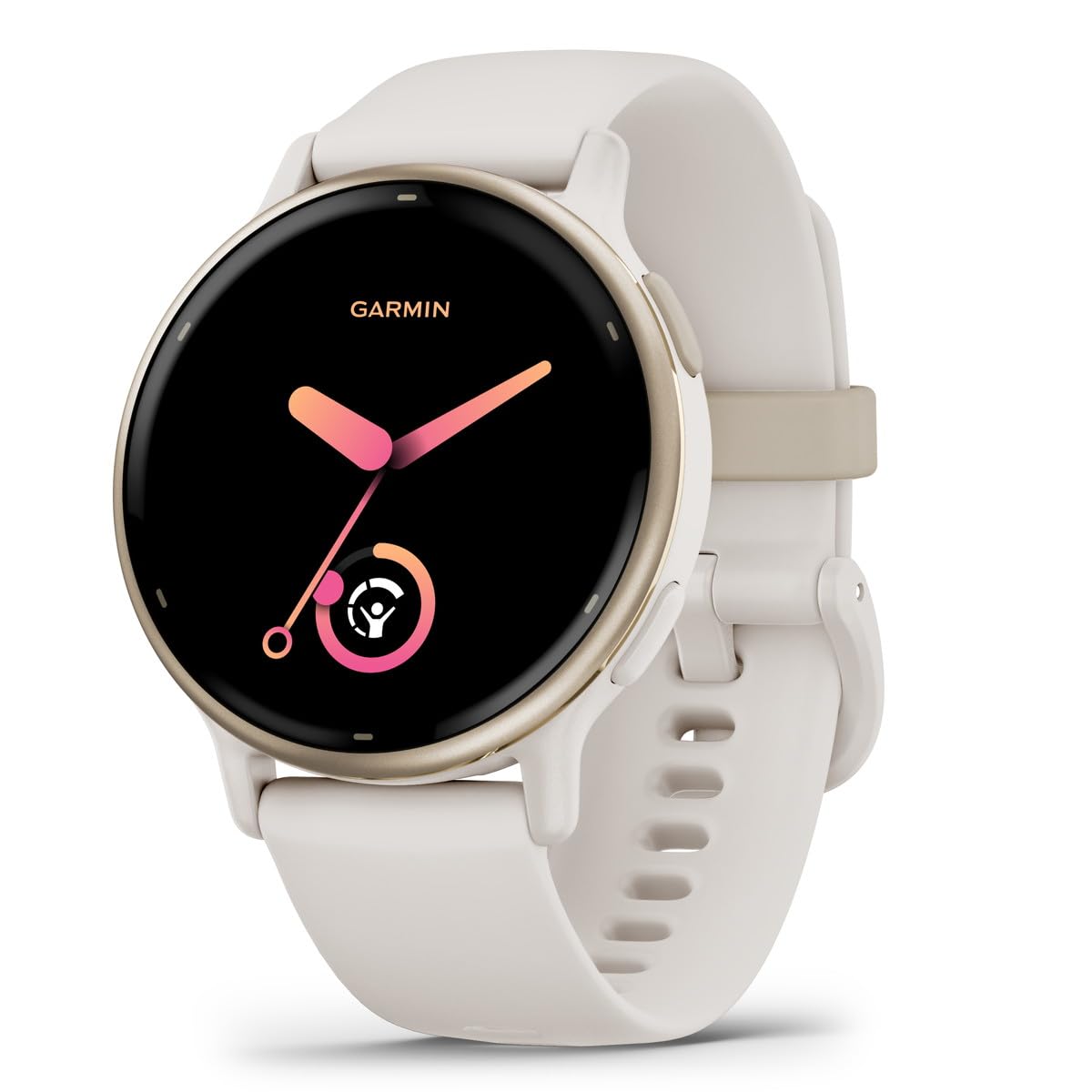 GARMIN(ガーミン) vivoactive 5 Ivory/Cream Gold フィットネスGPSウォッチ 睡眠管理/フィットネス年齢/お昼寝検出/Suica対応/心拍センサー/ストレスレベル測
