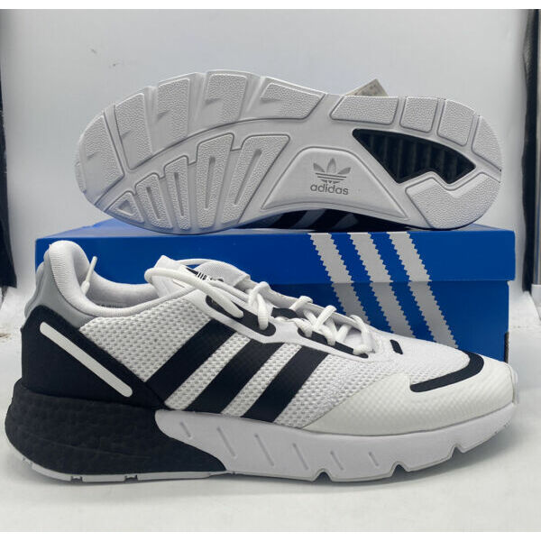 その他 スニーカー・スリッポン adidasZX 1K Boost Black White Running Athletic Sneakers FX6510 Mens Size