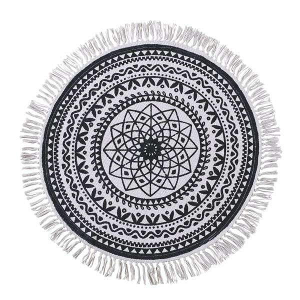 インド製 サークルラグ W 130 X D 130cm TTR 135 メーカーより直送