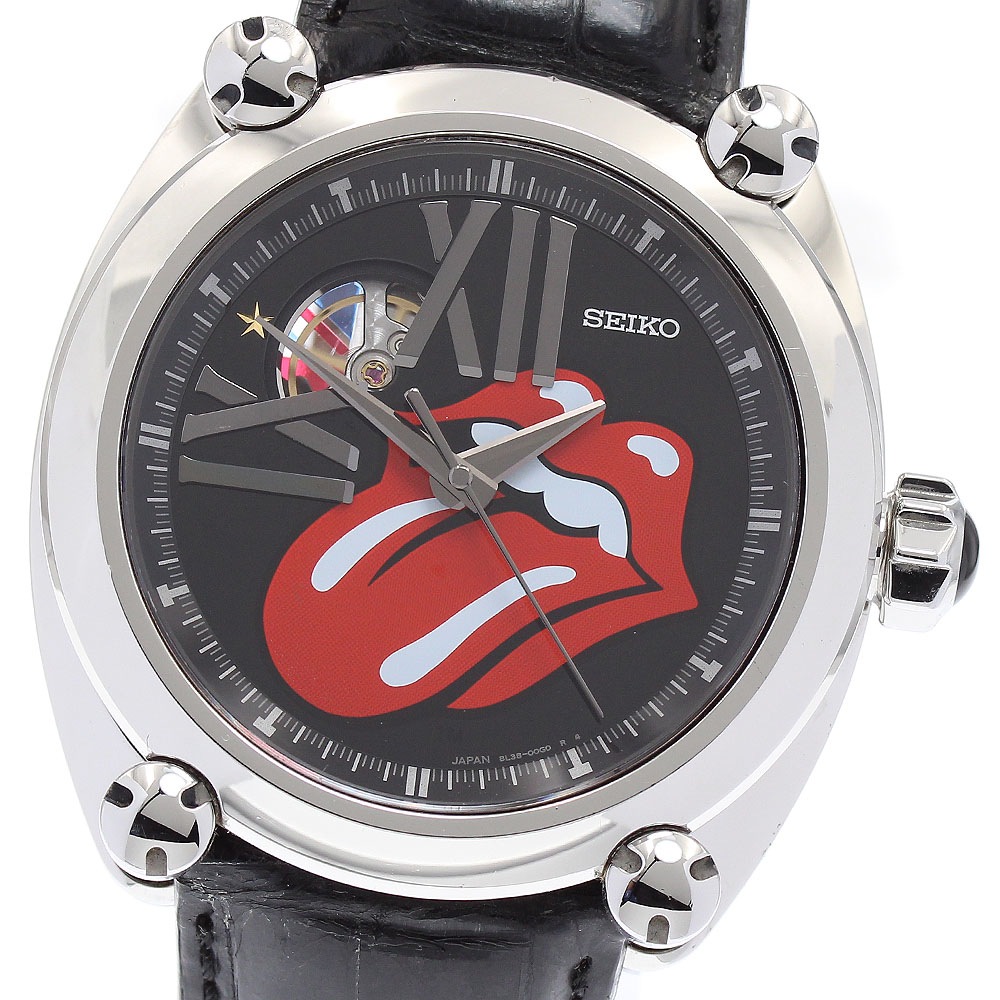 セイコー SEIKO SBLL017/8L38-00F0 ガランテ ザ・ローリング・ストーンズ結成50周年記念 自動巻き メンズ _877286【中古】