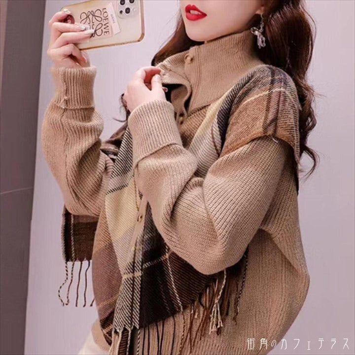 アウター 3色 羽織り カーディガン ショート ショート丈 袖あり 長袖 ハイネック タートルネック かわいい 大人可愛い 綺麗 シンプル カジュアル 大人 おしゃれ お洒落 大人女子