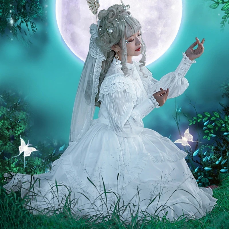 ゴシック コスプレ クラシカル 花嫁 コスム アニメ P 豪華 ワンピース メイド 忘2 ロリータ ハロウィン ファッション パンク イベント 学園祭 衣装 文化祭 クラロリワンピースドレスその他