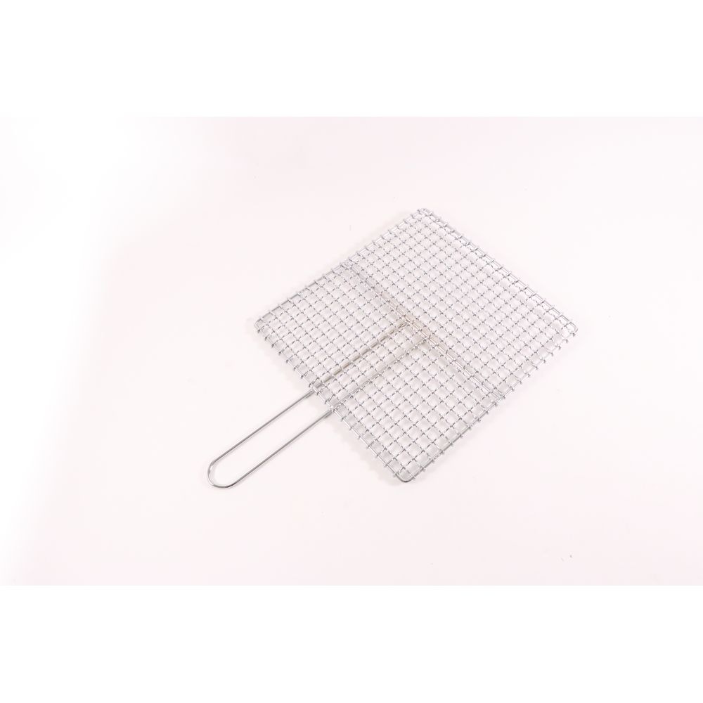 （まとめ買い）カンダ KD 鉄クロームメッキ 片手用焼アミ 33号 [x3]