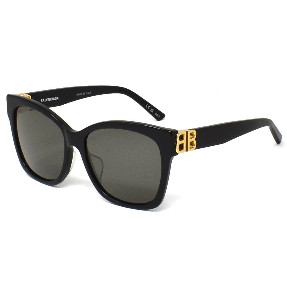 バレンシアガ サングラス メンズ レディース BALENCIAGA Sunglasses アジアンフィット BB0102SA-001
