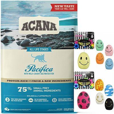 他サイト： 【正規品】アカナ パシフィカキャット 4.5kg 【お散歩ハンディシャワー Ｓサイズ ライトピンク付】の商品画像