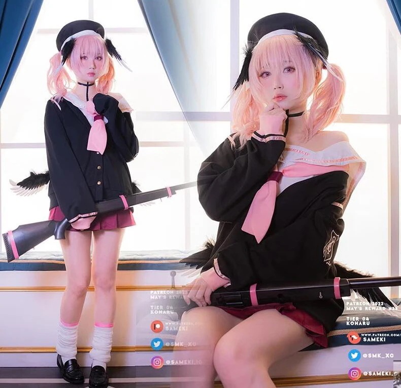 在庫品 ブルーアーカイブ -Blue Archive- 下江 コハル コスプレ衣装 コスチューム ハロウィン 変装 仮装期間限定30％コスチューム一式