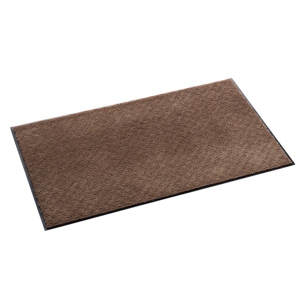 (まとめ) 雨天用マット フロアマット ×2セット ブラウン 600×900mm 除塵性 吸水性 抗菌加工 ニューテラレイン 屋内用