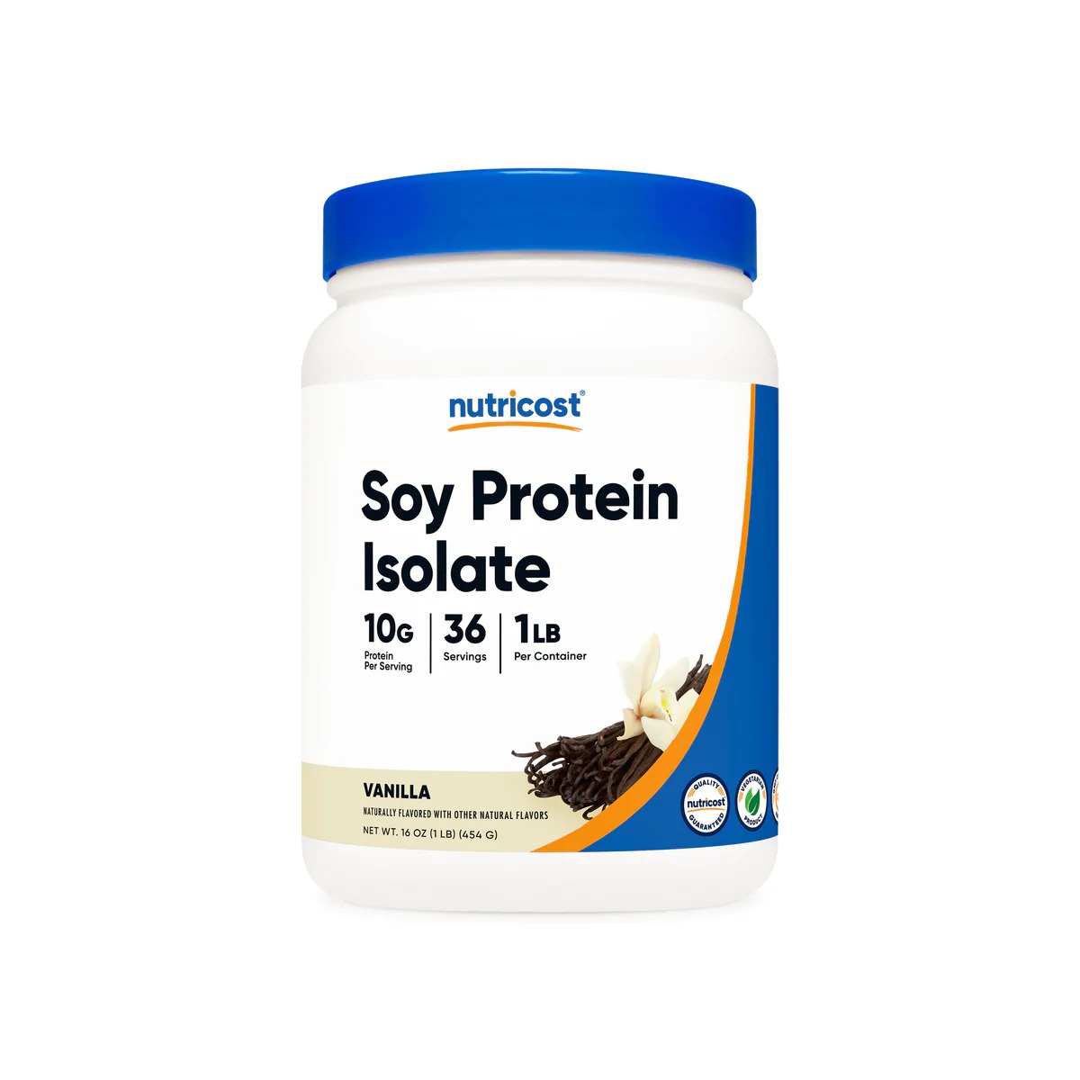 [USA] Nutricost ニュートリコスト Soy Protein Isolate Vanilla (1 LB)