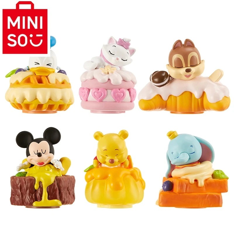 m i n i s o名創優品 正規品保証 ディズニーシリーズ フードスタンプ ブラインドボックス 正規品 周辺機器 おもちゃ 装飾品 ギフト かわいい