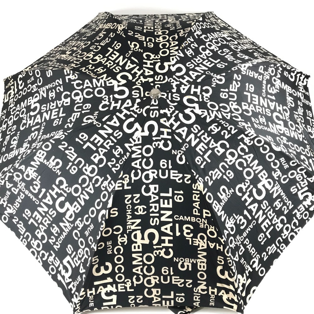 傘 パラプリュイ アンブレラ バイシーライン 折り畳み傘 ワンタッチ ポーチ付き コットン ブラック 20,020円