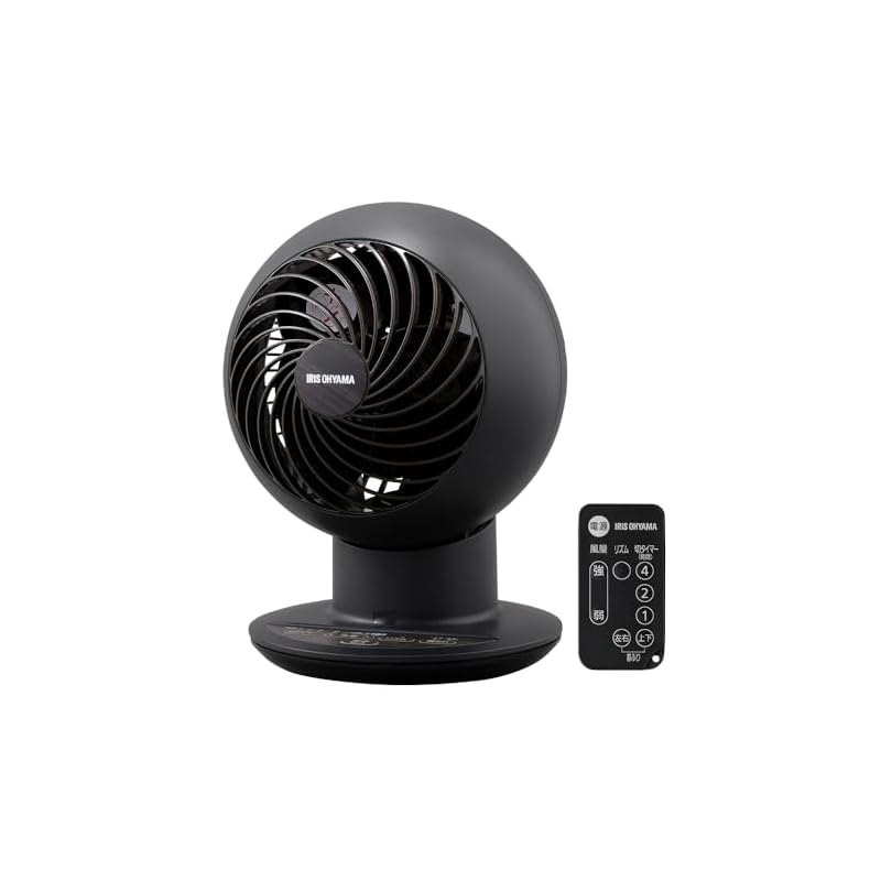 【即納】アイリスオーヤマ サーキュレータアイ 18畳 上下左右首振り デザインモデル PCF-SCC15T-B マットブラック