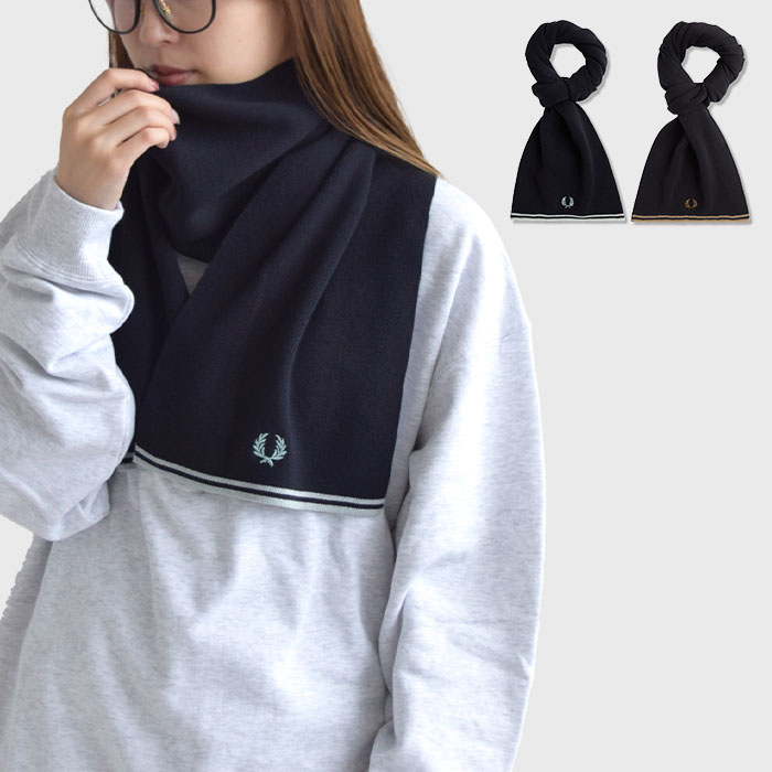 マフラー Twin Tipped Merino Wool Scarf メンズ レディース ユニセックス 春 秋 冬 ブラック ネイビー C9152 11,396円