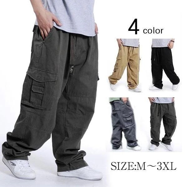 人気の新作先行発売オーバーサイズ メンズ ワイドパンツ おしゃれ ミリタリーパンツ カジュアル カーゴパンツ ボトムス ロング ゆったり 秋冬 ストリート アメカジ 作業【短納期】30%までに制限