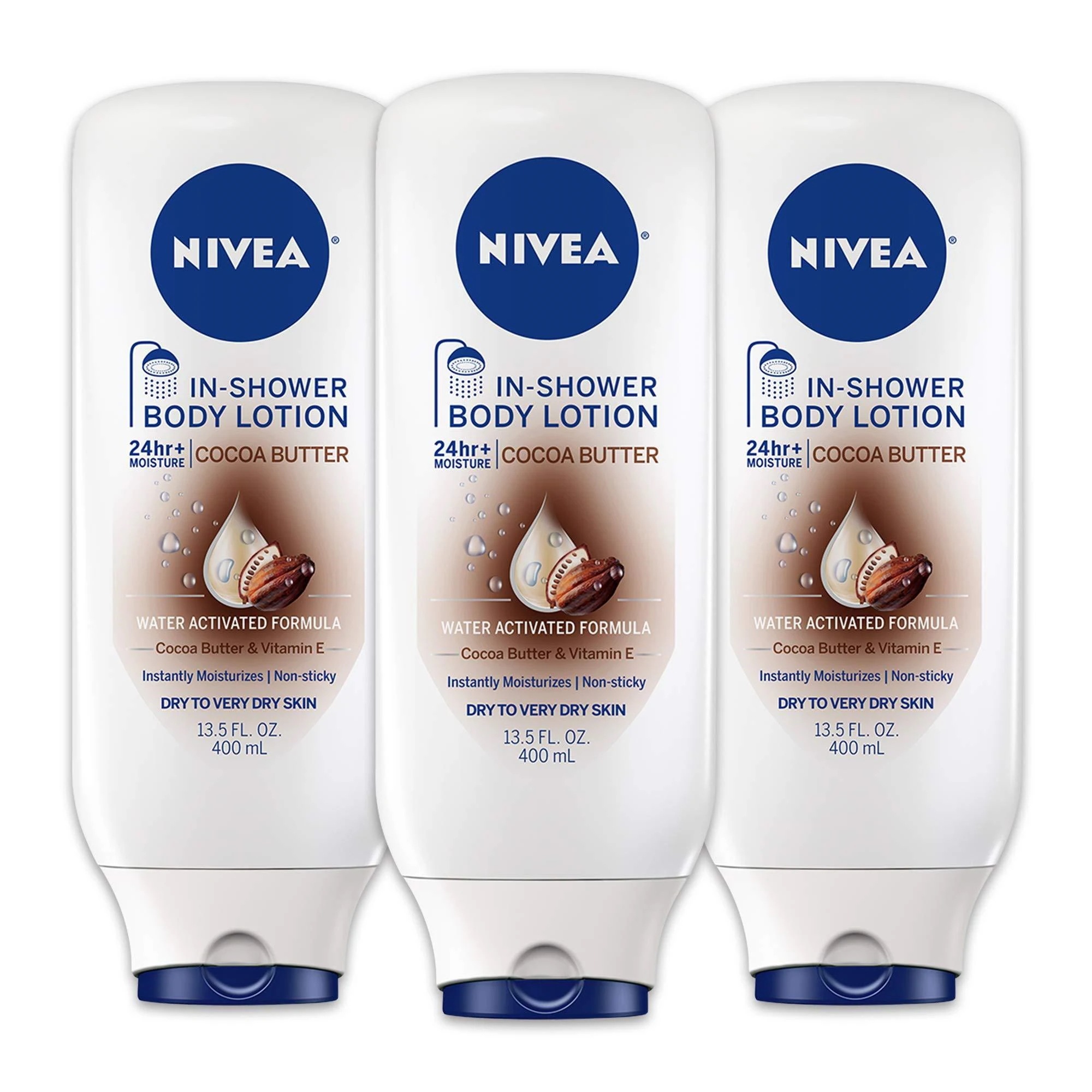 NIVEA Cocoa Butter In-Shower Body Lotion - Non-Sti 6,347円