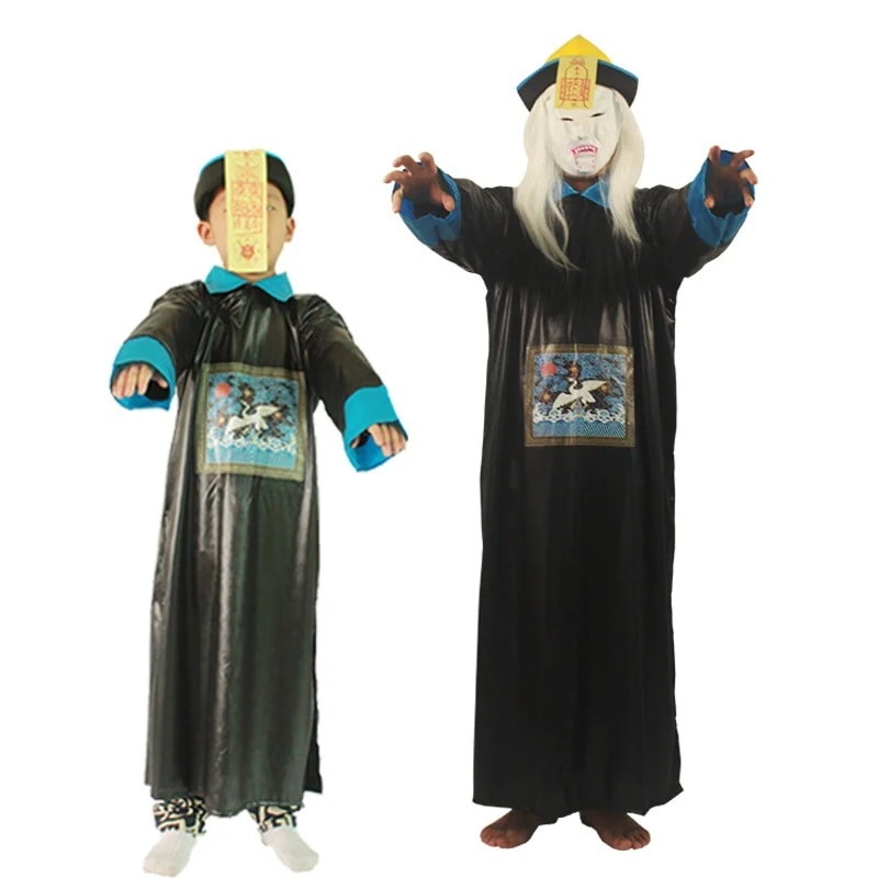 ハロウィン コスプレ キョンシー チャイナ服 仮装　ゾンビ ホラー レディース 霊幻導師　仮装 コスプレ衣装1145124311