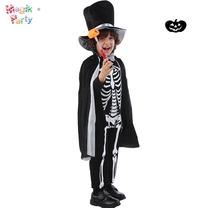 ハロウィン 衣装 ハロウィン マント男の子 メンズ 骸骨 髑髏 全身 仮装 舞台 ステージ コスチューム パーティー イベント コスプレ衣装ハロウィン 男性用 メンズ 骸骨 髑髏 全身 コスプレ衣装