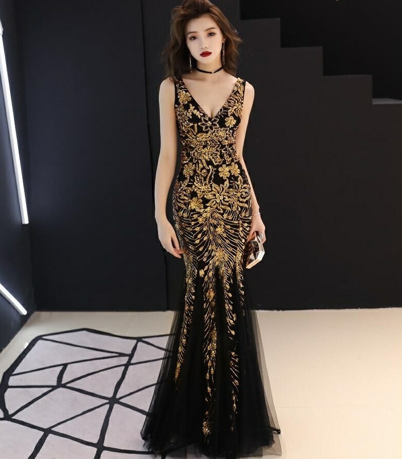 マーメイドドレスカラードレス 演奏会 Long dress ウェディングドレス パーティードレス ロングドレス ナイトドレス 披露宴 結婚式 演奏会 人気定番 ステージ衣装 二次会 20代 30代 4