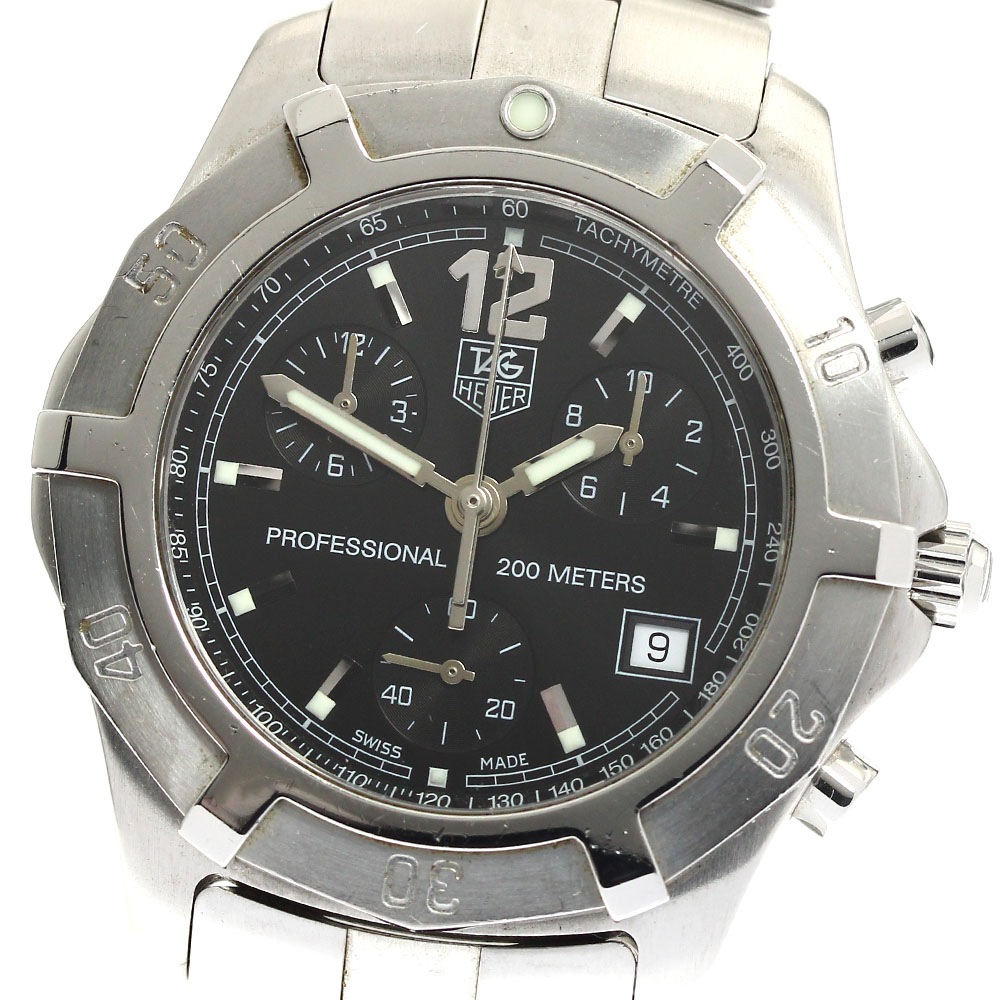 タグホイヤー TAG HEUER CN1110 エクスクルーシブ クロノグラフ クォーツ メンズ _878300【中古】