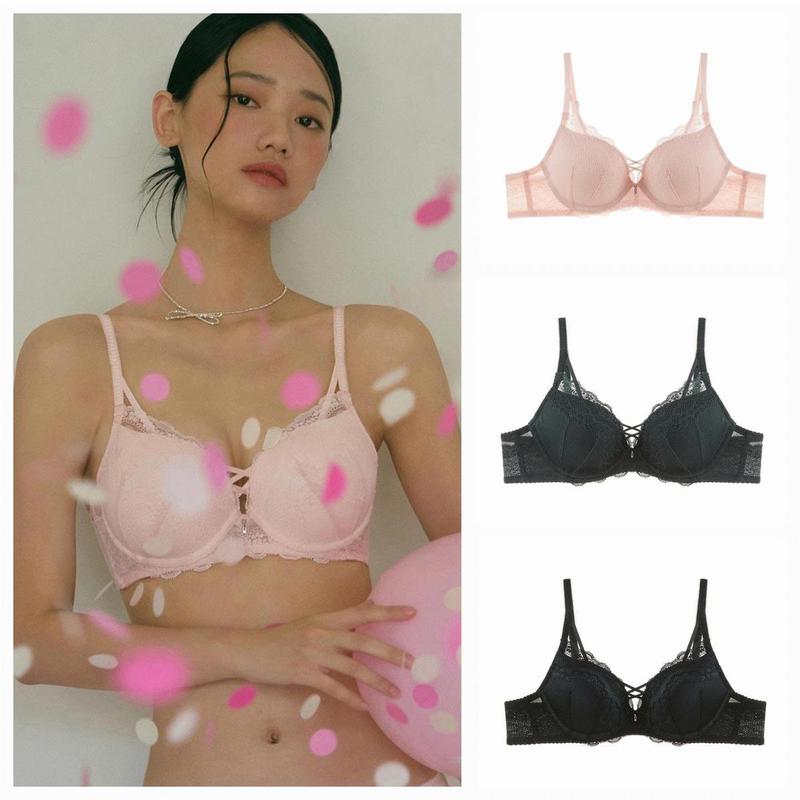 プラス カップル下着 Cカップ ブラ 冬 SBRD575CASG
