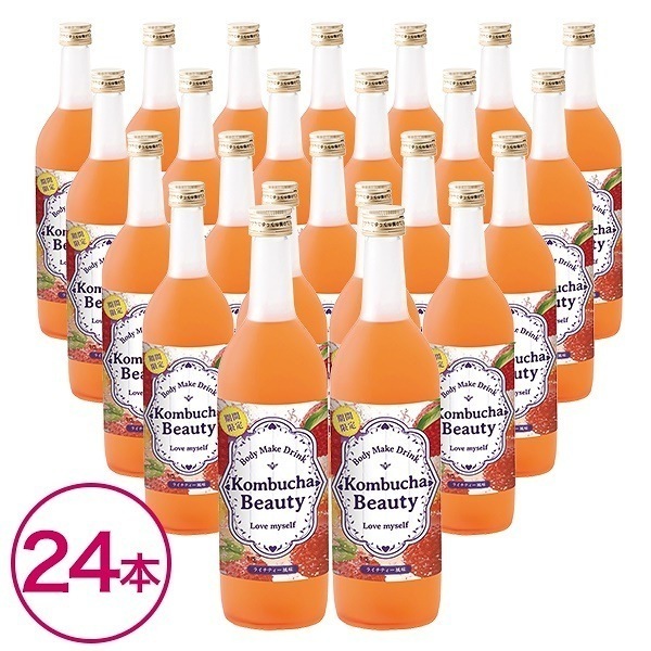 コンブチャ送料無料24本セットクレンズドリンクコンブチャビューティーコンブチャコンブチャ24本セット紅茶キノコシールド乳酸菌配合酵素ダイエット置き換え