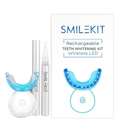 Qoo10] SMILEKIT ホワイトニング 16個ledライト 歯 : 日用品雑貨
