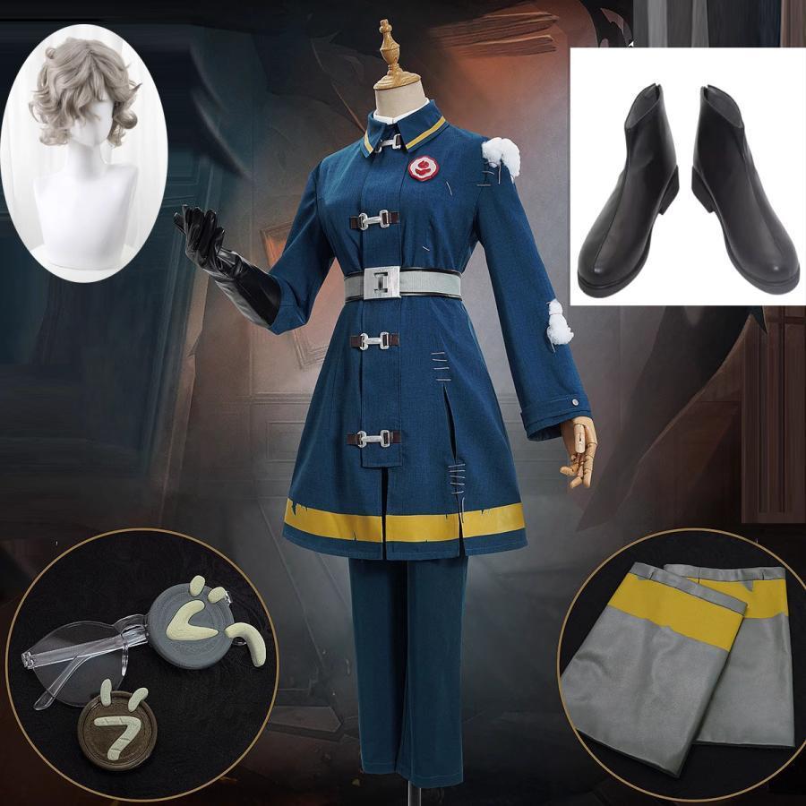 IdentityV 第五人格 風 求生者 火災調査員 フロリアン・ブランド コスプレ衣装 ウィッグ靴 cosplay 演出服 変装