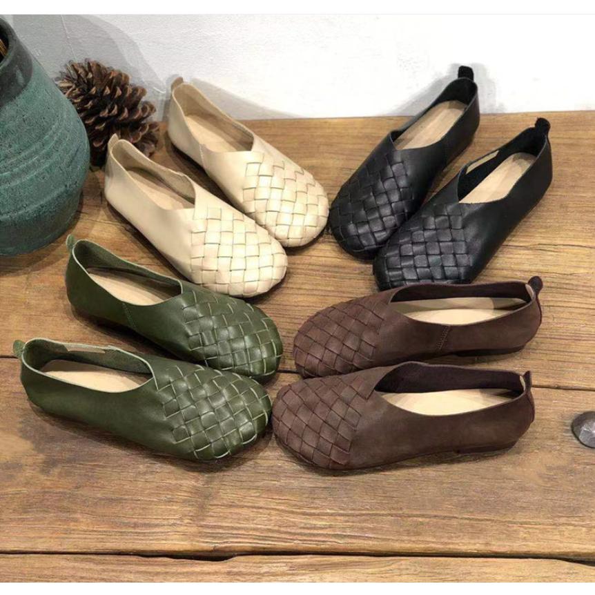 「即納品」パンプス　レディース革靴　女性　フラット　春夏秋冬　オールシーズン　牛革 本革　疲れない　履きやすい　 革靴　シューズ　歩きやすい　 婦人靴