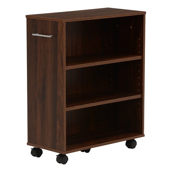 マガジンラック ブラウン・幅55×奥行26×高さ68cm 本棚/ブックラック RCC-1021BR-L