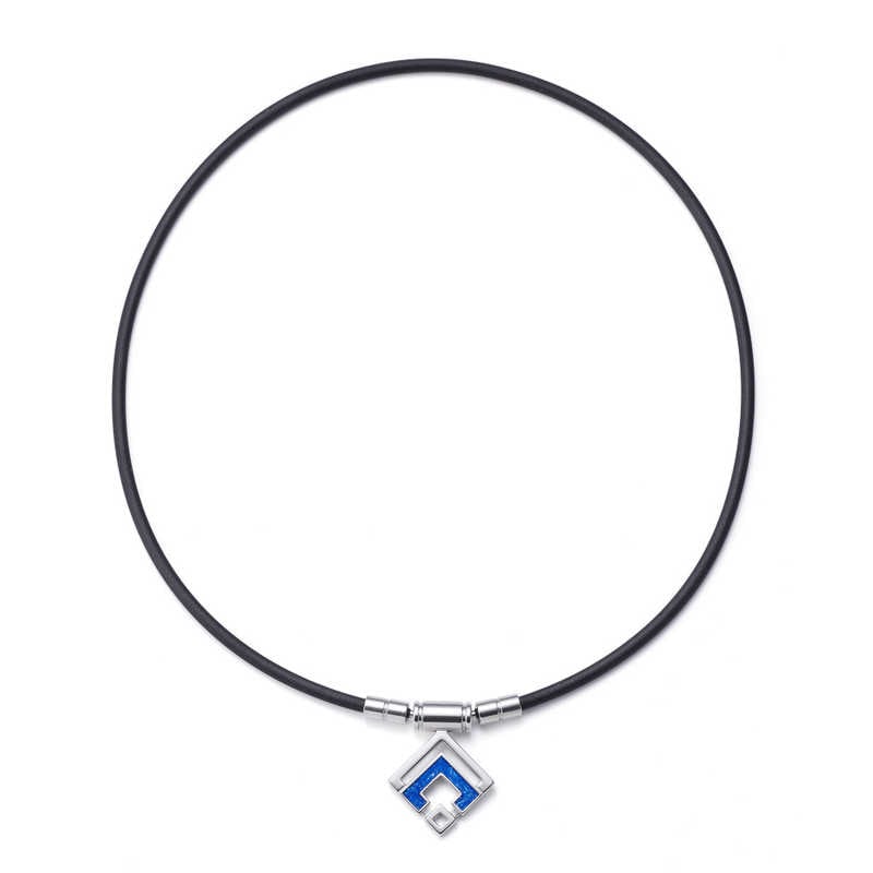 コラントッテ　TAO ネックレス スリム ARAN mini(LLサイズ/) シルバー×ブルーラメ　ABARO07LL