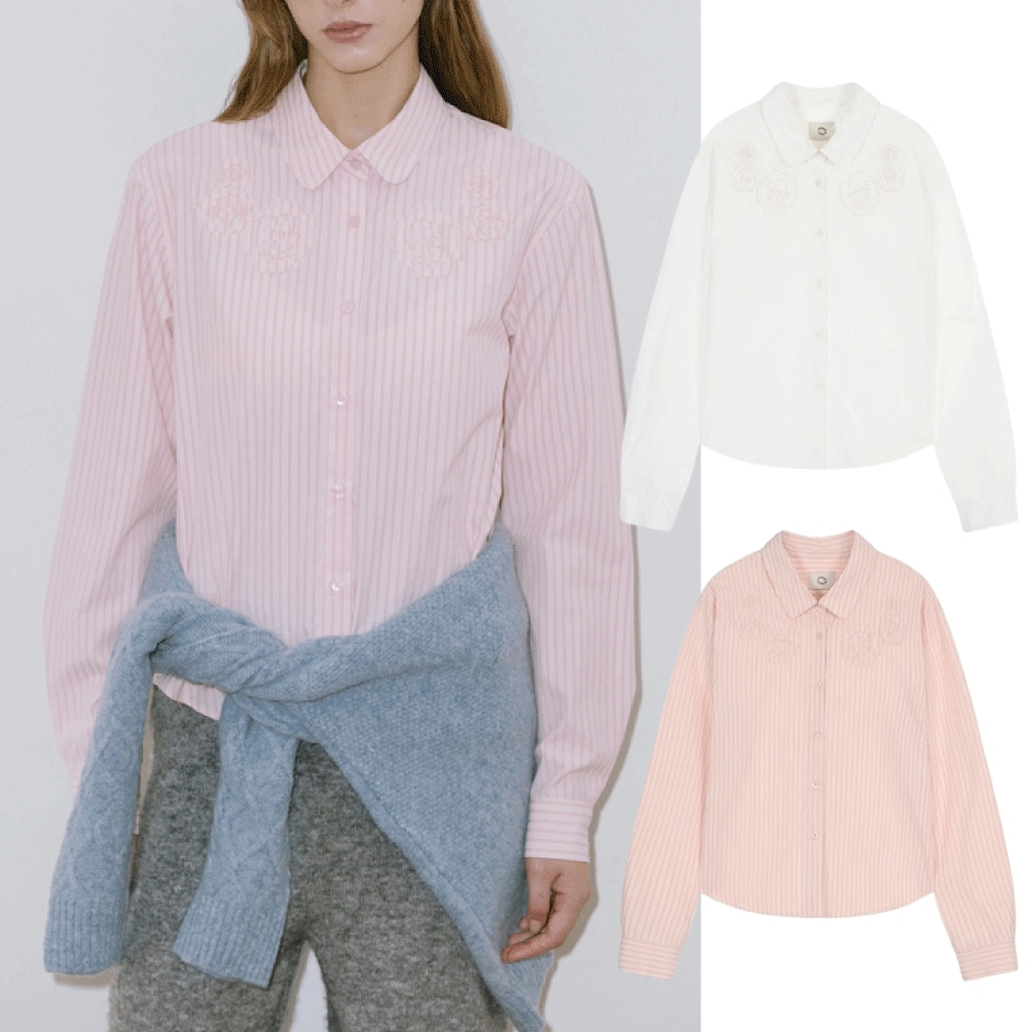 24FW Rose Artwork Shirt (2 COLORS)