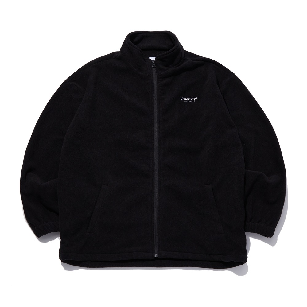 URBANAGEアーバンアセンティックフリースジャケット_ブラック 7,739円