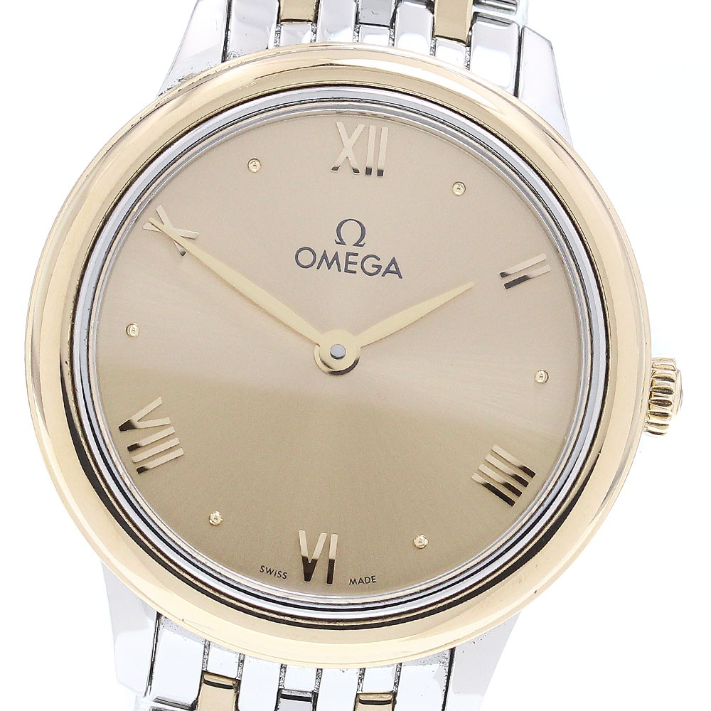 オメガ OMEGA 434.20.28.60.08.001 デビル プレステージ クォーツ レディース 良品 保証書付き_867813【中古】 212,100円