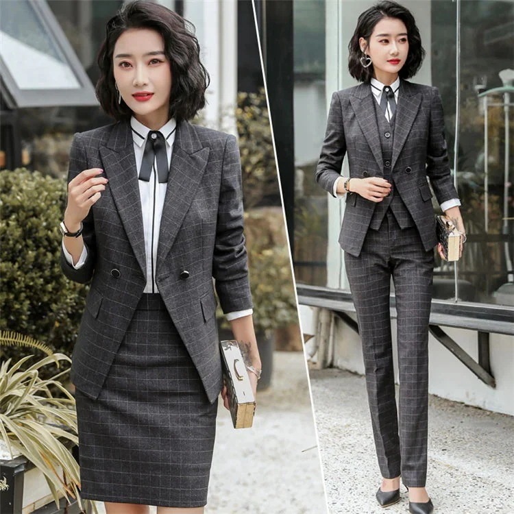スリーピース レディース スーツ ビジネス パンツスーツ スカートスーツ 洗える 事務服 OLオフィス 通勤 就職活動 キャリア リクルートスーツ フォマール 入学式 30代40代50代 きれ