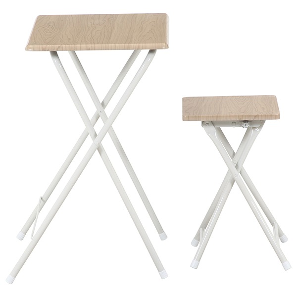 不二貿易 85408 コンパクトテーブルチェアーセット ルーキー ナチュラル メーカー直送 4,760円