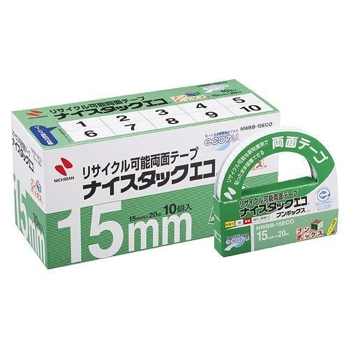 （まとめ買い）ニチバン ナイスタックエコ（R）ブンボックスTM NWBB-15ECO 00067774 [x3]