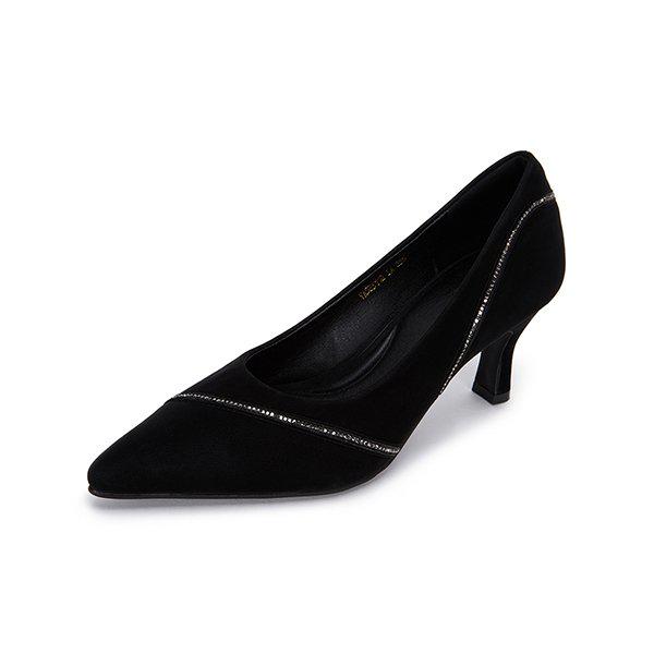 M.シャルル ジュエル スティレット パンプス ブラック 516523112IA_P420452031